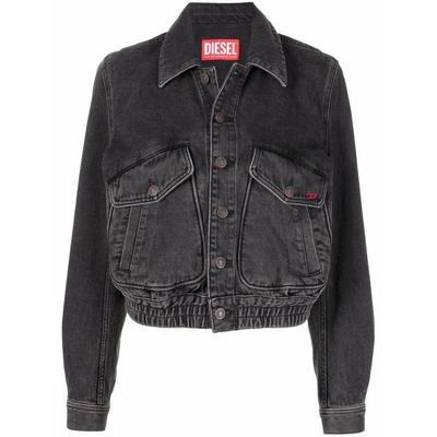De-tracy Denim Jacket - Women's - Cotton - Black - DIESEL Jackets