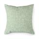 Outdoor Cushion Waterproof Fire & UV Resistant Garden Cushions Removable Cover Made in UK- Dog Line Drawing Sage(45 cm x 45 cm)