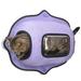 Tucker Murphy Pet™ 6.7" Clarisa See-Through Suction Cup Cat Perch Plastic in Indigo | 6.7 H x 18.3 W x 20.8 D in | Wayfair