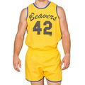 Teen Wolf Beavers 42 Scott Howard Werewolf Basketball Jersey Complete Costume...