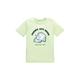 TOM TAILOR Jungen Kinder T-Shirt mit Print 1035086, Grün, 116-122