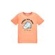 TOM TAILOR Jungen Kinder T-Shirt mit Print 1035086, Orange, 116-122