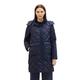 TOM TAILOR Damen 1036722 Steppmantel mit Abnehmbarer Kapuze & Taschen, 10668-sky Captain Blue, XXL