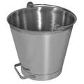 SANI-LAV P16H Pail,16 qt,Stainless Steel,Extra Handle