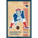 NFL New England Patriots - Retro Logo 14 Wall Poster 22.375 x 34