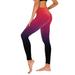 Mrat Oversized Pants For Women Full Length Yoga Pants Ladiesâ€™s Stretch Yoga Leggings Fitness Running Gym Sports Full Length Active Pants Sport Pants For Female Hot Pink L