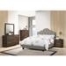 Winston Porter Julianita QueenUpholstered Platform 4 Piece Bedroom Set Upholstered in Brown/Gray/Green | 49 H x 62 W x 85 D in | Wayfair