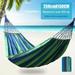 MDHAND Double Hammock with Two Anti Roll Balance Beam Canvas Cotton Hammock with Carrying Bag 79*59in