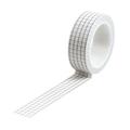 Noarlalf Office Supplies Grid Paper Tape Decorative Stickers Grid Material Tape for School Supplies Border Box Decoration Tools 4.5*4.5*1.5