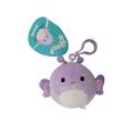 Squishmallows Official Kellytoys 3.5 Inch Brenda the Purple Butterfly Clip-On Plush Stuffed Toy