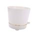 Self Watering Planters Indoor Self Watering Planter Pots with Drainage Hole for Plants Flowers All Houseplants White