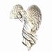 Angel Wings Resin Sculpture Heart-Shaped Wings Left and Right Angel Ornaments for Home Doors Windows