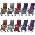 61 Soft Comfortable Cotton Lounge Chair Cushion Non-Slip Sun Lounger Rocking Chair Swing Bench Cushion