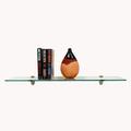 10 X 48 Heron Floating Glass Shelves - 2 Brackets Included with Each Shelf By Spancraft Glass