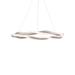 WAC Lighting Escapade 28 1-Light 3000K LED Metal Pendant in Nickel