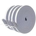 FNNMNNR 4 Rolls Foam Insulation Tape Weather Stripping Door Seal Strip for Doors and Windows Sliding Door Sound Proof Soundproofing Door Seal Weatherstrip Total Length 13 Feet (4 X 3.3 Ft Each)