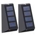 Moocorvic 2Pcs Solar Outdoor Lights Waterproof Solar Motion Sensor Outdoor Lights Waterproof Solar Powered Wall Lights for Garden Patio Yard Deck Pendant Lights...