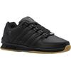 Sneaker K-SWISS "Rinzler", Gr. 43, schwarz (schwarz, gum), Leder, sportlich, Schuhe