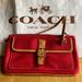Coach Bags | Coach Cosmetic Bag Or Card Holder 7x4,2” In Good Condition | Color: Red/Tan | Size: 7x4,2”