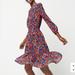 J. Crew Dresses | Jcrew Cinched-Waist Watercolor Floral Print | Color: Pink | Size: S