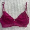 Free People Intimates & Sleepwear | Free People Intimates Pink/Magenta Lace Bralette Size Small | Color: Pink | Size: S