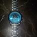 Disney Accessories | Disney Minnie Mouse Watch | Color: Blue/Silver | Size: Os