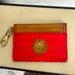 Tory Burch Accessories | Authentic Tory Burch Card Wallet | Color: Red/Tan | Size: Os