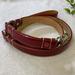 Coach Dog | Coach | Lot Of Leather Dog Leash | Color: Red/Silver | Size: Large