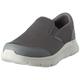 Skechers Men's 216485 Gry Trainers, Grey Textile/Grey Leather/Grey Trim, 12 UK