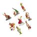 Eternal Night 6 Piece Holiday Shaped Ornament Set in Green/Red | 3.54 H x 1.57 W x 0.2 D in | Wayfair EternalNight0ea7d3f