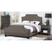 F&L Homes Studio Ejup Upholstered Bed 3 Piece Bedroom Set Upholstered in Brown | 50 H in | Wayfair 9594546669Q