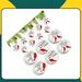 The Holiday Aisle® 12 Piece Christmas Ornament Set Wood in Brown/Red/White | 3.15 H x 3.15 W x 0.2 D in | Wayfair A38ACF128A59414ABB60D7DA06799977