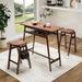 Red Barrel Studio® 2 - Person Bar Height Dining Set Wood in Brown | 42.13 H x 18.9 W x 47.24 D in | Wayfair B13E61B5BC6A4C0398926C78B526C9B4