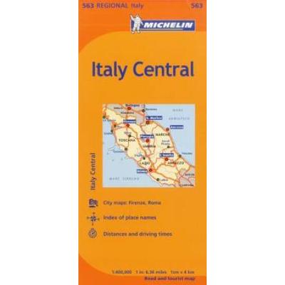 Michelin Italy: Central Map 563