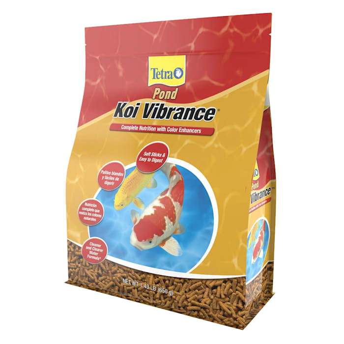 Tetra Pond Koi Vibrance Floating Koi Sticks Fish Food, 1.43 lbs.