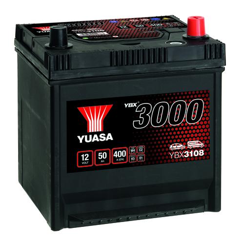 YUASA Autobatterie, Starterbatterie 12V 50Ah 400A L