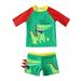 TAIAOJING Boys Swimsuit Two Piece Kids Outfits Summer Patchwork Baby Swimwear Toddler Cartoon Sets Girls Swimwear Bathing Suit 7-8 Years