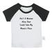 iDzn Ain t A Woman Alive That Could Take My Mama s Place Funny T shirt For Baby Newborn Babies T-shirts Infant Tops 0-24M Kids Graphic Tees Clothing (Short Black Raglan T-shirt 6-12 Months)