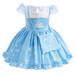 Toddler Girls Elsa Princess Dress Halloween Birthday Fancy Party Outfit