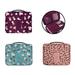 SNNROO 3Pcs Makeup Bag Leopard Print PU Leather Travel Cosmetic Bag for Women Girls - Cute Large Makeup Case Cosmetic Train Case Organizer with Adjustable Dividers for Cosmetics Make Up Tools