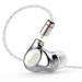 BASN Metalen PRO 4 Drivers in-Ear Monitors Headphones for Musicians Noise Isolating Enhanced Bass Sound Earphones with CNC Metal Craft Shell Wired Upgraded Detachable MMCX Cables(White)