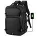 Large 15.6 inch Laptop Backpack Men Business Notebook Rucksack Waterproof Bag Pack USB Charging Travel Camera Student Backpacks