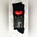 Nike Underwear & Socks | 3pack Men’s Nike Certified Lover Boy Black Socks Size M | Color: Black/Red | Size: M