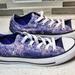 Converse Shoes | Converse Chuck Taylor Low Rise Unisex Purple Tie Dye Size 5.0w | Color: Pink/Purple | Size: 5
