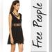 Free People Dresses | Free People "Summer Feeling" Mesh-Trim Midi Dress In Black W/Pockets!! (S) | Color: Black | Size: S