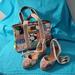 Coach Shoes | Coach Hampton Multi Color Patchwork Purse Tote & Matching Coach Kerrie Wedges | Color: Blue/Red | Size: 8