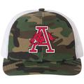 Nike Accessories | Arkansas Razorbacks Jumping Hog 3d Patterned Snapback Hat- Army Camo/ White | Color: Red/White | Size: Os