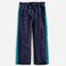 J. Crew Pants & Jumpsuits | J. Crew Navy Blue Side Stripe Drawstring Cropped Linen Pants S | Color: Blue | Size: S