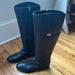 Tory Burch Shoes | Black Tory Burch Knee High Riding Boots. No Longer Made, In Perfect Condition. | Color: Black | Size: 9