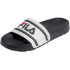 Badesandale FILA "MORRO BAY", Gr. 44, bunt (weiß, navy), Synthetik, sportlich, Schuhe